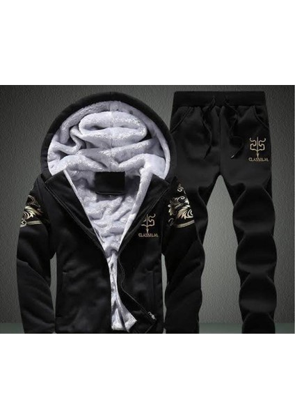 Içi Kürklü Erkek Eşofman Takımı ,erkek Kapüşonlu Sweat +Eşofman Takım modelleri