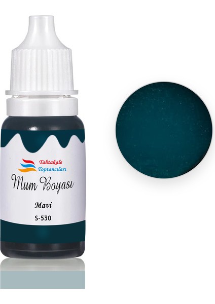 Mum Boyası Sıvı Pigment Boya 20 ml Mavi - S530