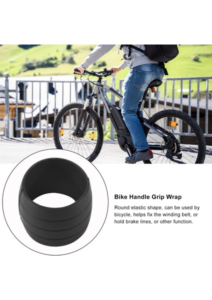2pcs Bisiklet Gideri Bant Sabitleme Döngüler Yol Bisikleti Tutamak Kavrama Sargısı Tutma Halkaları Bisiklet Bartape Kayış Kayışı Tutturma Kolu Siyah (Yurt Dışından) fırsatları