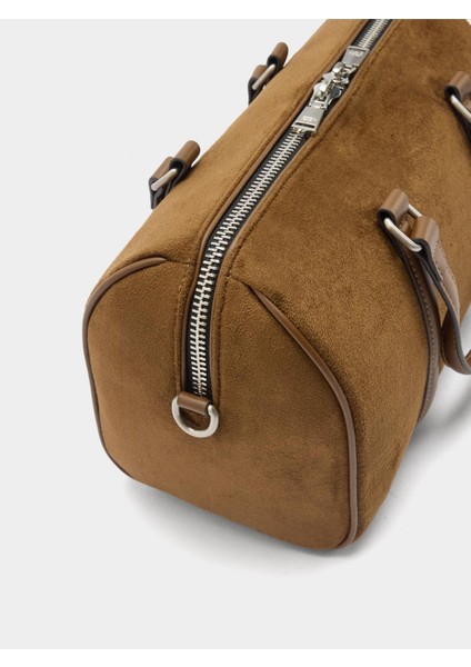 Süet Efektli Bowling Çanta modelleri