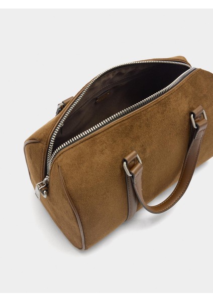 Süet Efektli Bowling Çanta indirimleri