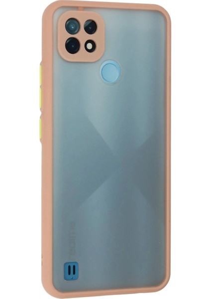 Realme C21 Kılıf Montreal Silikon Kapak - Pembe modelleri