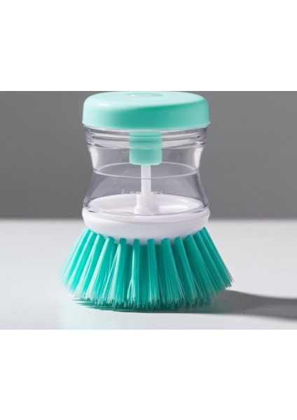 Deterjan Hazneli Bulaşık Yıkama Fırçası Sıvı Deterjan Dolumlu Fırça