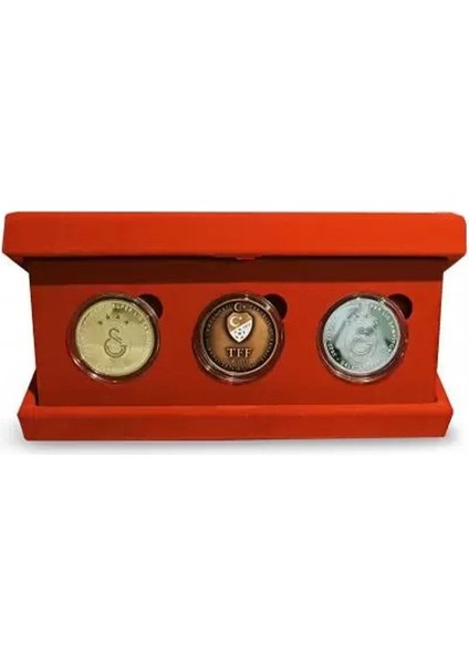 Galatasaray 23. Şampiyonluk Gümüş Sikke Coin Para Seti