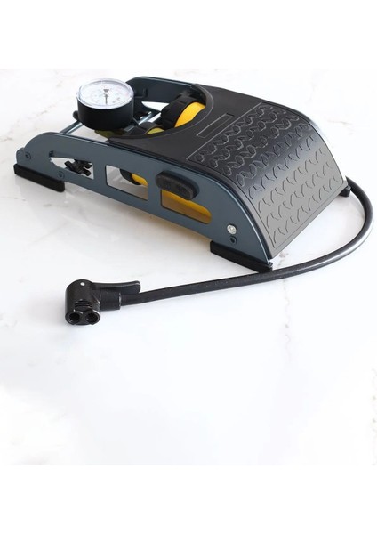 Ayaklı Tipi Hava Pompası Göstergeli Kilitli Çiftli Hava Depolu Teker Araç Bisiklet Pompası Mft. fiyatları