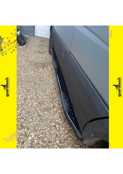 – Renault Master Orta Şase 2000-2004 Uyumlu Krom Yan Basamak | Tregaron Modeli