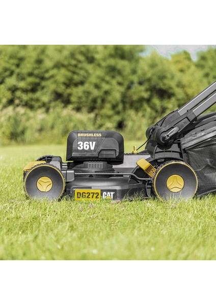 DG272 36VOLT 4.0AH. Li-Ion 41CM Profesyonel Kömürsüz Şarjlı Çim Biçme fırsatları