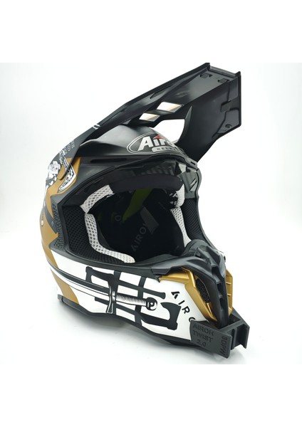 Airoh Twist 2.0 Kask Için Chinmount Aksiyon Kamera Çene Bağlantı Aparatı Seti