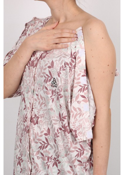 Cure Adaptif Ameliyat Sonrası Baskılı Tedavi ve Hasta Bakım Kıyafeti Kateter - Port ve Damar Yolu Tedavisinde Kullanılabilir