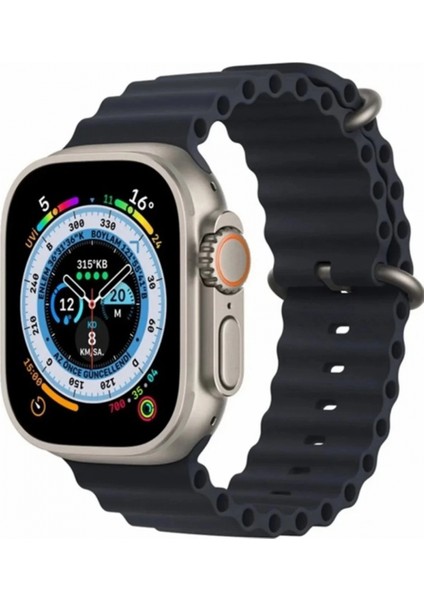 Ultra 8 2.1 Inç IPS Ekran Konuşma ve Nfc Özellikli Akıllı Saat - Siyah