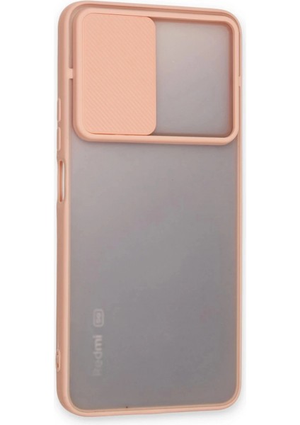 Xiaomi Redmi Note 11T Kılıf Palm Buzlu Kamera Sürgülü Silikon - Pembe fiyatları