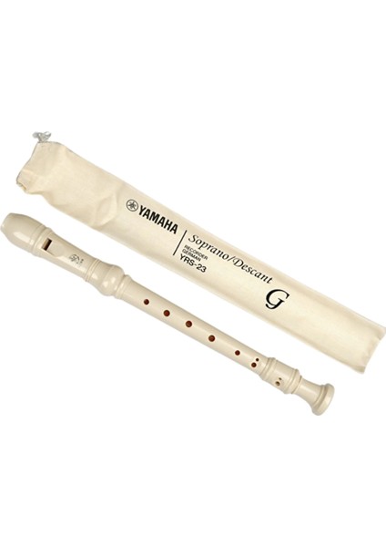 Yrs-23 Soprano Blok Flüt Krem Rengi