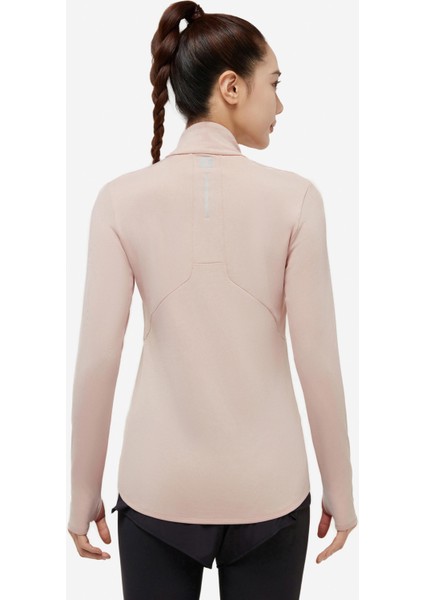 Kalenji Kadın Uzun Kollu Koşu Tişörtü - Pembe Kuvars - Kiprun Run 100 Warm modelleri