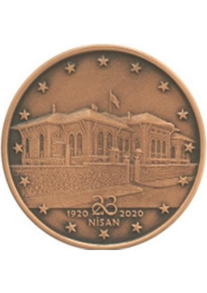 Tbmm'nin Açılışının 100. Yılı Bronz Sikke Coin