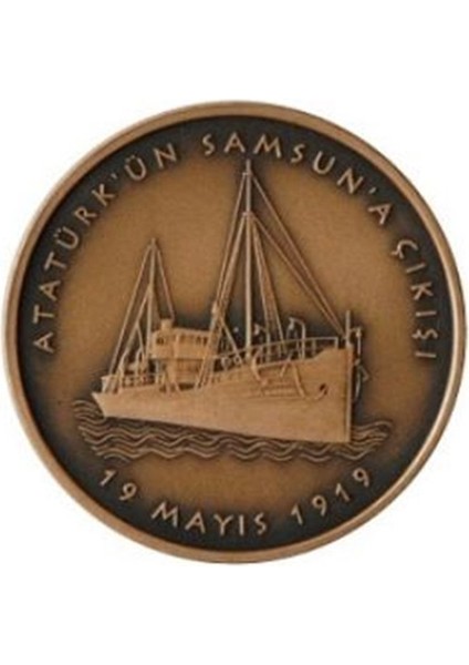 Atatürk'ün Samsun'a Çıkışının 100. Yılı Bronz Sikke Coin