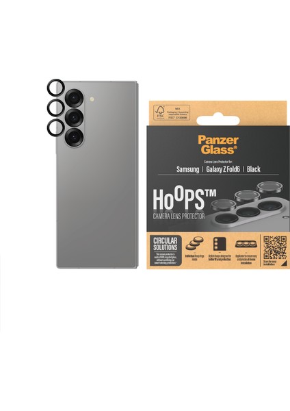 Hoops Samsung Galaxy Z Fold6 Siyah Kamera Lens Koruyucu fiyatları