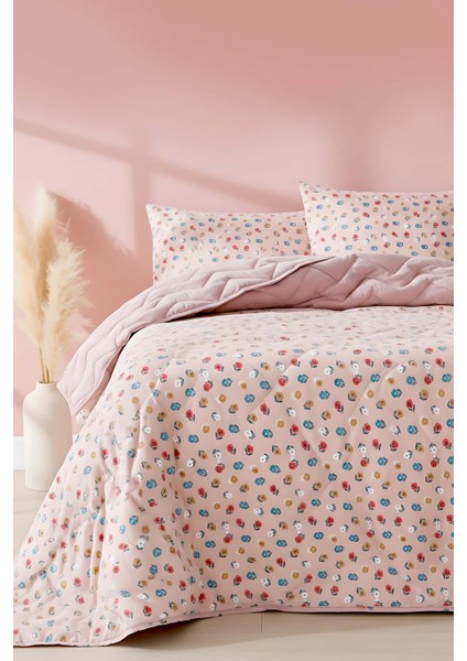 Rossie Çift Kişilik Pamuklu Kapitone Pike & Yatak Örtüsü