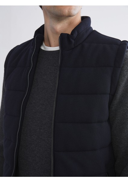 Yeni Sezon Slim Fit Dik Yaka Erkek Şişme Yelek modelleri