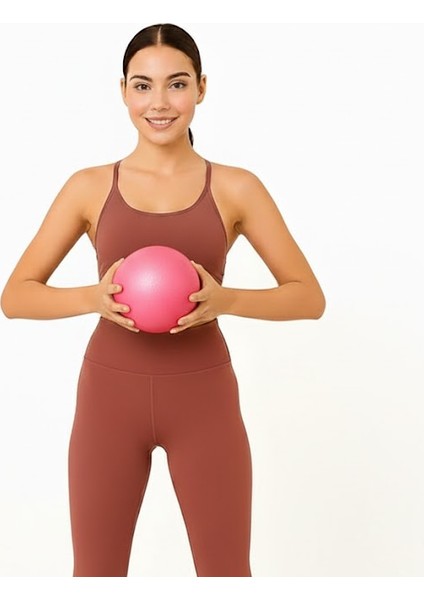 25 cm Dura-Strong Mini Pilates Topu Denge Egzersiz Topu Pembe modelleri