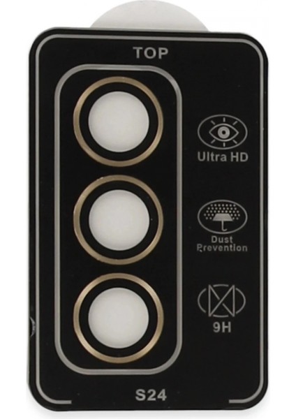 Samsung Galaxy S24 Pvd Metal Kamera Lens - Gold fiyatları