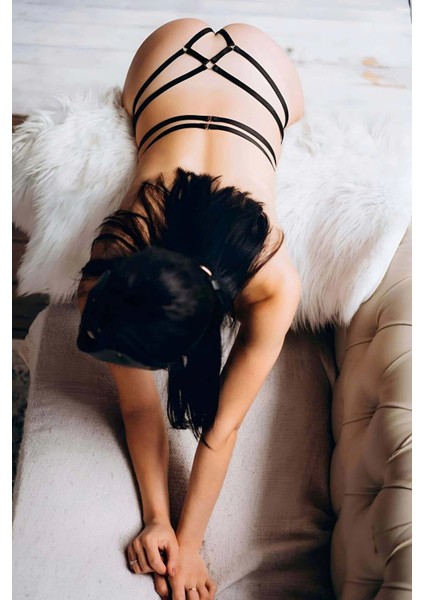 Fantazi Iç Giyim Seksi Lastik Harness - APFT505 modelleri