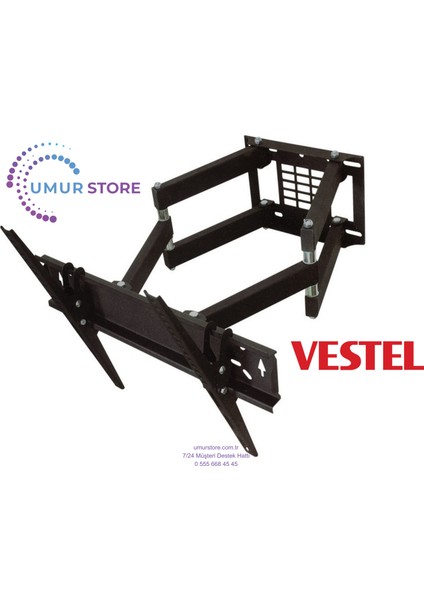 65UA9740 65" 4K Android 39-65 Inç Kilitli Hareketli LCD LED Tv Duvar Askı Aparatı