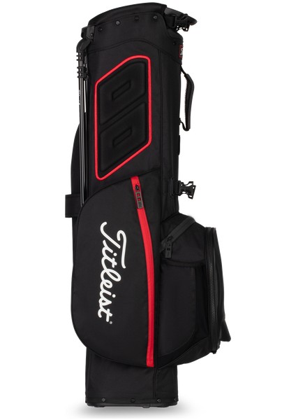 TB21SX4-006 Player 4 Golf Çantası Siyah Kırmızı fırsatları