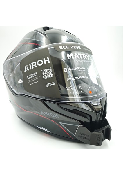 Airoh Matryx Kask uyumlu chinmount aksiyon kamera çene bağlantı aparatı seti