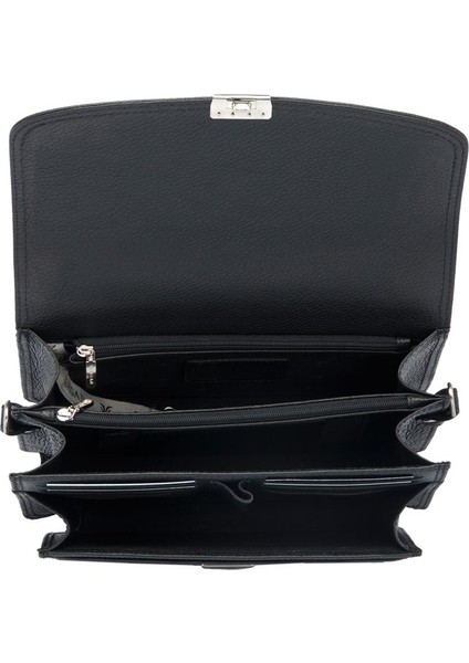 Siyah Hakiki Deri Erkek Portföy Çantası - S1PC00022133-A41 fiyatları