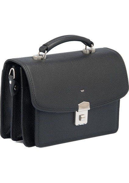 Siyah Hakiki Deri Erkek Portföy Çantası - S1PC00022133-A41 fırsatları