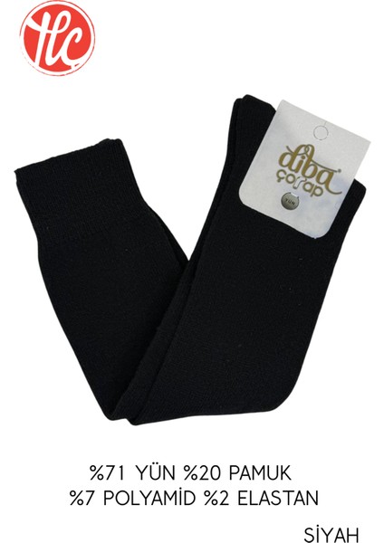 Yeni Diba 224 Kadın Diz Altı Yün Çorap