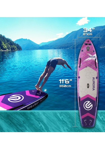 Suplimanı 350X86X15 Supboard Paddle Board Şişme Sörf Tahtası Tam Set Sup Board fırsatları