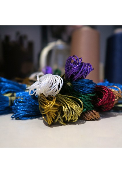 19PCS Metalik Nakış Skein Iplikleri Çok Renkli Nakış Floss Pırıltılı Nakış Iplik Çapraz Dikiş Iplik (Yurt Dışından) indirimleri