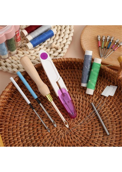 13 Adet Yumruk Iğne Kiti, Yumruk Iğne Aleti Ayarlanabilir Yumruk Iğne Nakış Kitleri Ahşap Tutam Dişi Diş Ipi Için Kalem (Yurt Dışından) modelleri