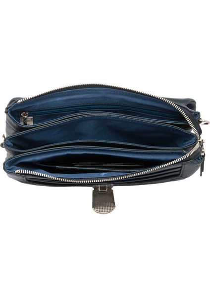 Lacivert Hakiki Deri Erkek Portföy Çantası - S1PC00021230-X86