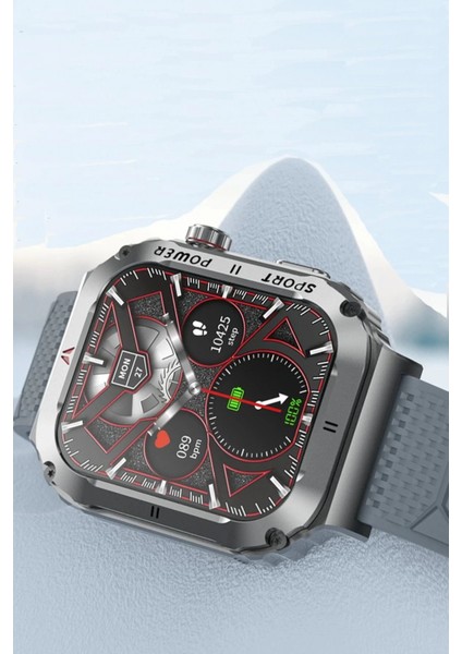 Od3 2.1 Inç IPS Ekran IP68 Su Geçirmez Konuşma ve Nfc Özellikli Akıllı Saat - Gümüş fiyatları