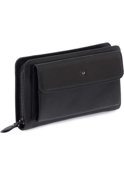 Siyah Hakiki Deri Erkek Portföy Çantası - S1PC00021242-B06