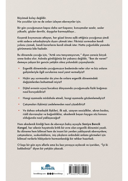 Ergenlik Kapıyı Çarpınca - Saniye Bencik Kangal fiyatları