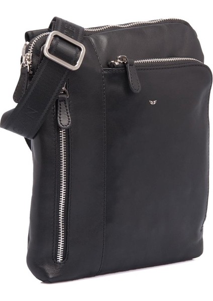Siyah Hakiki Deri Erkek Çapraz Askılı Çanta - S1AC00021274-C59 fiyatları