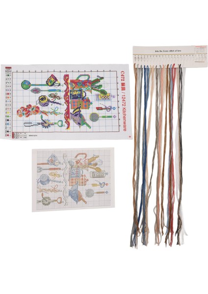 Dıy El Yapımı Nakış Çapraz Dikiş Elbise Nakış Seti Mutfak Seti 29 * 48CM Ev Dekorasyonu (Yurt Dışından) fırsatları