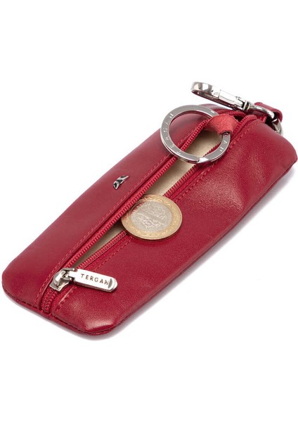 Kırmızı Hakiki Deri Unisex Anahtarlık - S1AN00000192-C71 fırsatları