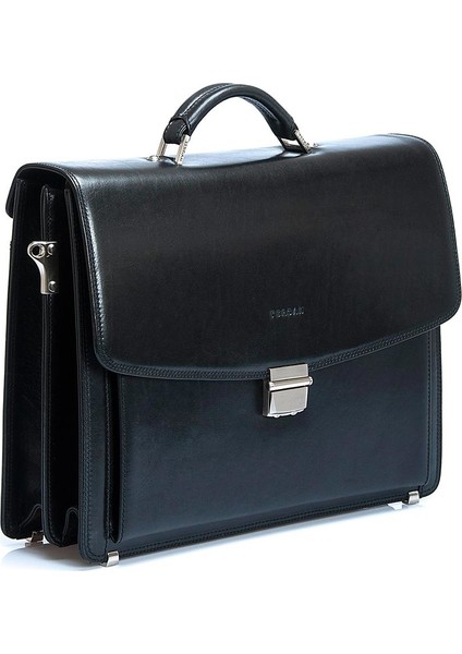 Siyah Hakiki Deri Erkek Evrak Çantası - S1EV00002634-A97 fiyatları