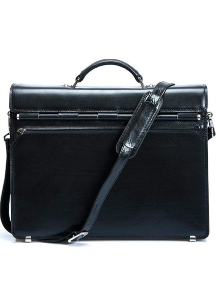Siyah Hakiki Deri Erkek Evrak Çantası - S1EV00002634-A97 modelleri