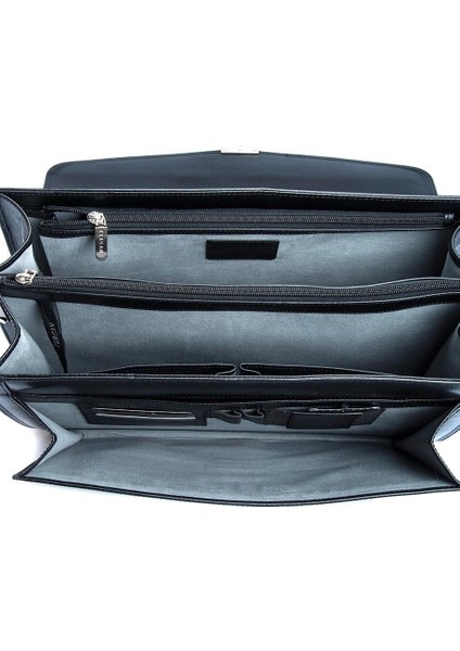 Siyah Hakiki Deri Erkek Evrak Çantası - S1EV00002634-A97 fırsatları