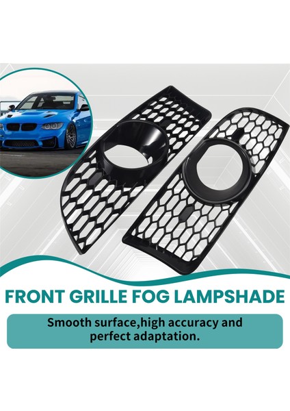 2x Araç Ön Izgara Izgara Alt Tampon Sis For-Bmw E90 E91 E92 E93 2004-2012 M3 Stil A (Yurt Dışından) indirimleri