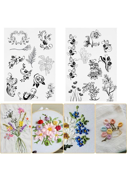Nakış ve Dikiş Nakış Kağıdı Nakış Çıkarılabilir Nakış Transferi Aktarımı Için 6pcs (Yurt Dışından) indirimleri
