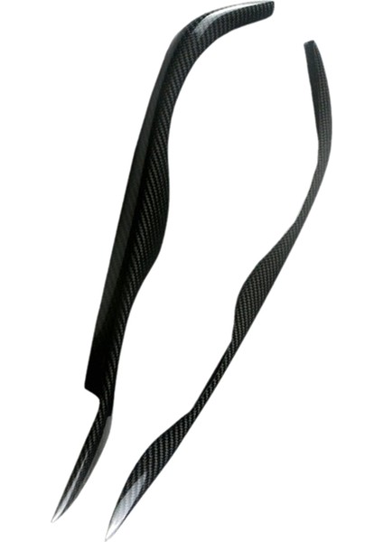 Bmw 3 Serisi E46 Için Gerçek Karbon Fiber Far Başı Işık Lamba Kapağı Göz Kapağı Kaş Döşemesi (Yurt Dışından) indirimleri