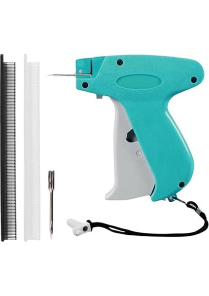 Etiket Tabancası Seti, Ince Stitchtool 0.19 Inç/5mm, 1500 Siyah ve 1500 Beyaz Bağlantı Elemanı ile Bir Yedek Iğne (Yurt Dışından)