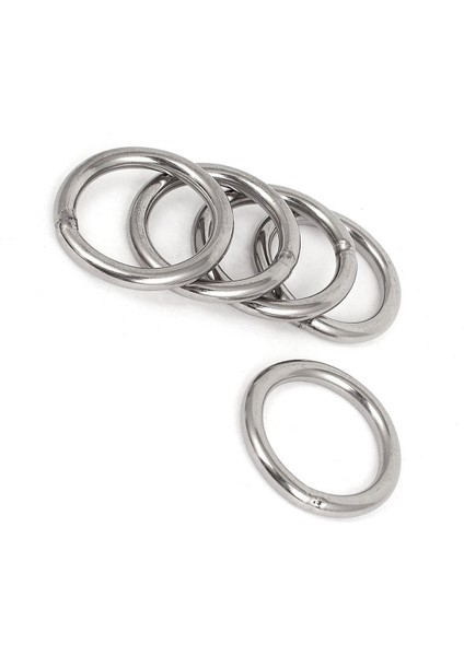 40MM x 5mm Paslanmaz Çelik Dokuma Çöplük Kaynaklı O Halkalar 5 Pcs (Yurt Dışından) fiyatları