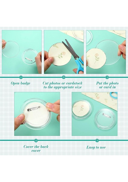 3 Inç Dıy Düğme Pimleri Akrilik Düğme Pin Rozeti Temizle Zanaat Düğmesi Rozetleri Okul Projeleri Için Pin Düğmeleri 25 Pcs (Yurt Dışından) fırsatları